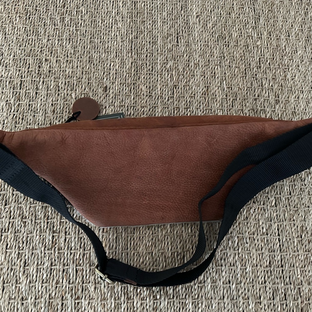 Myra Bag Brown and Black western Crossbody Bag genuine cowhide and leather - Picture 4 of 4
